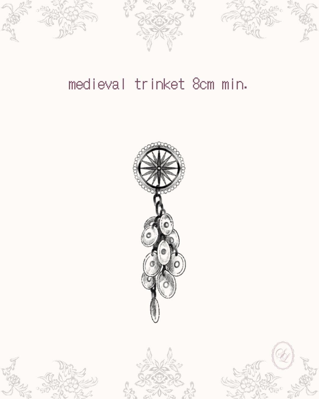 medieval médiéval trinket flash tattoo tatouage 