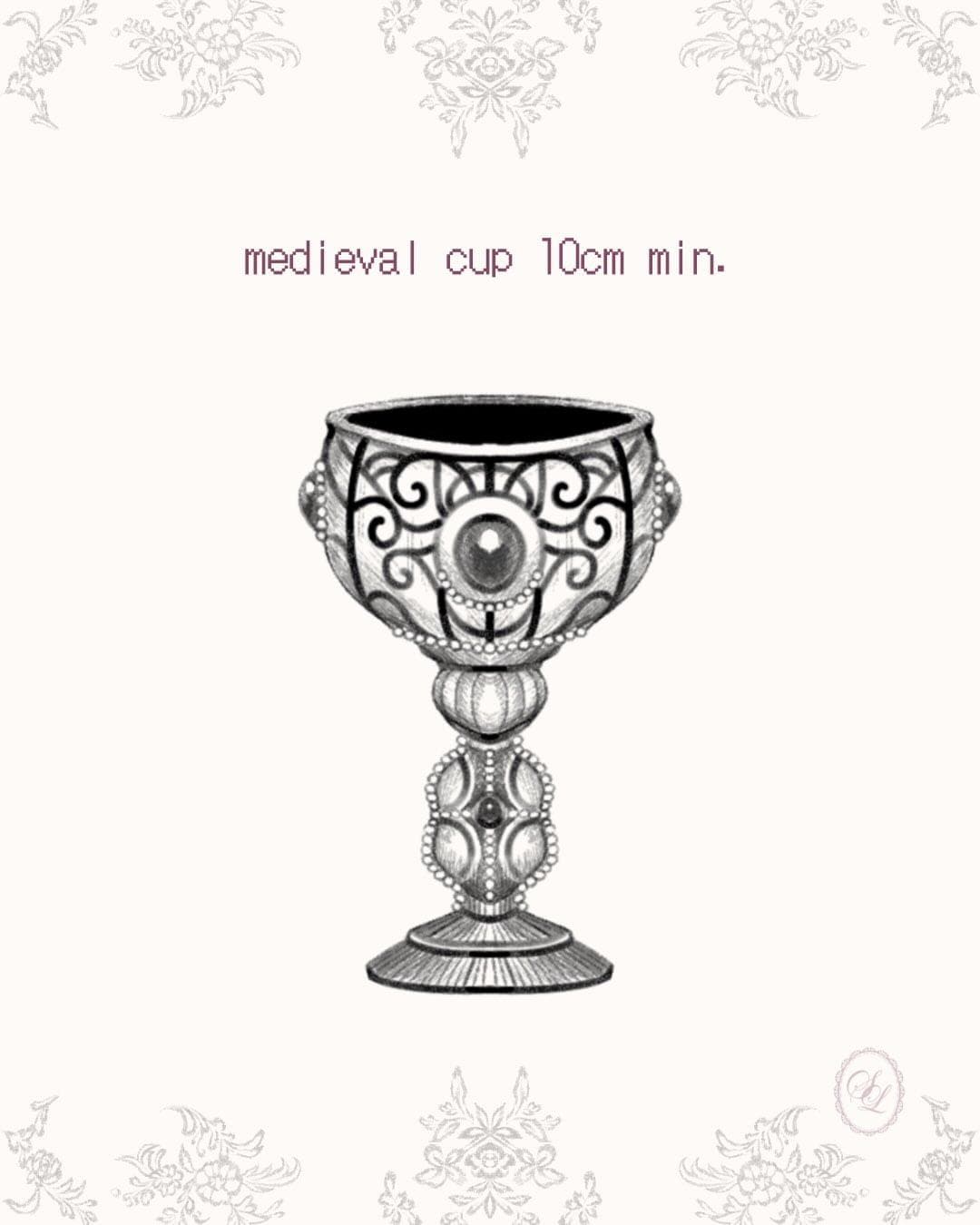 medieval médiéval trinket flash tattoo tatouage 