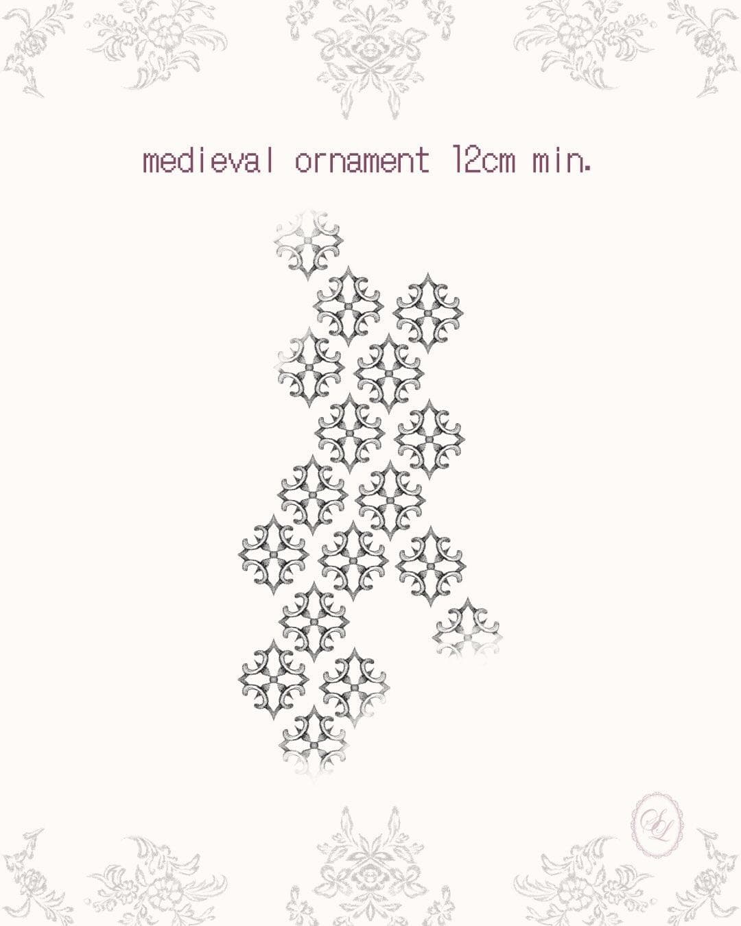 medieval médiéval trinket flash tattoo tatouage 