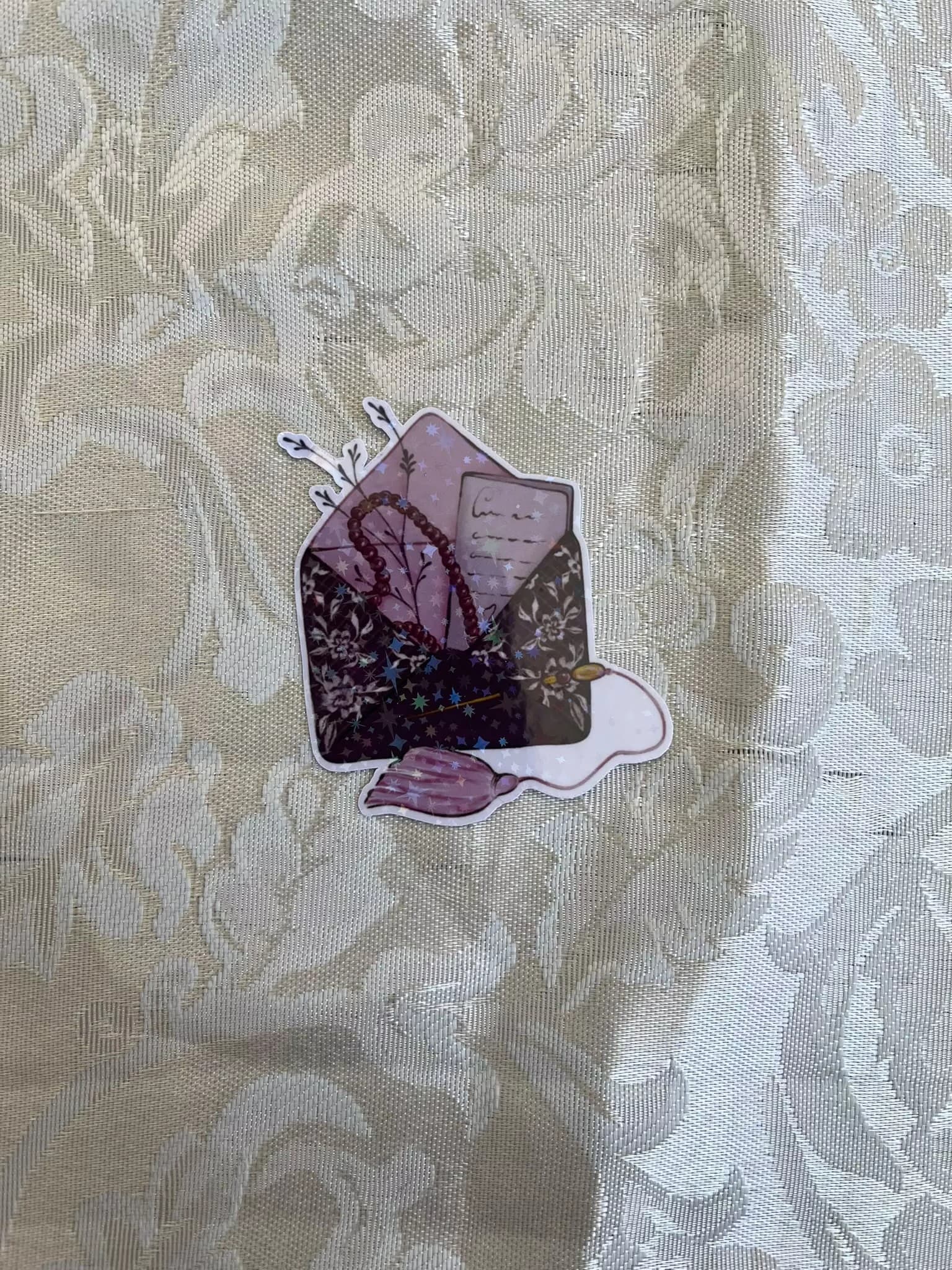 sticker holographique vamp