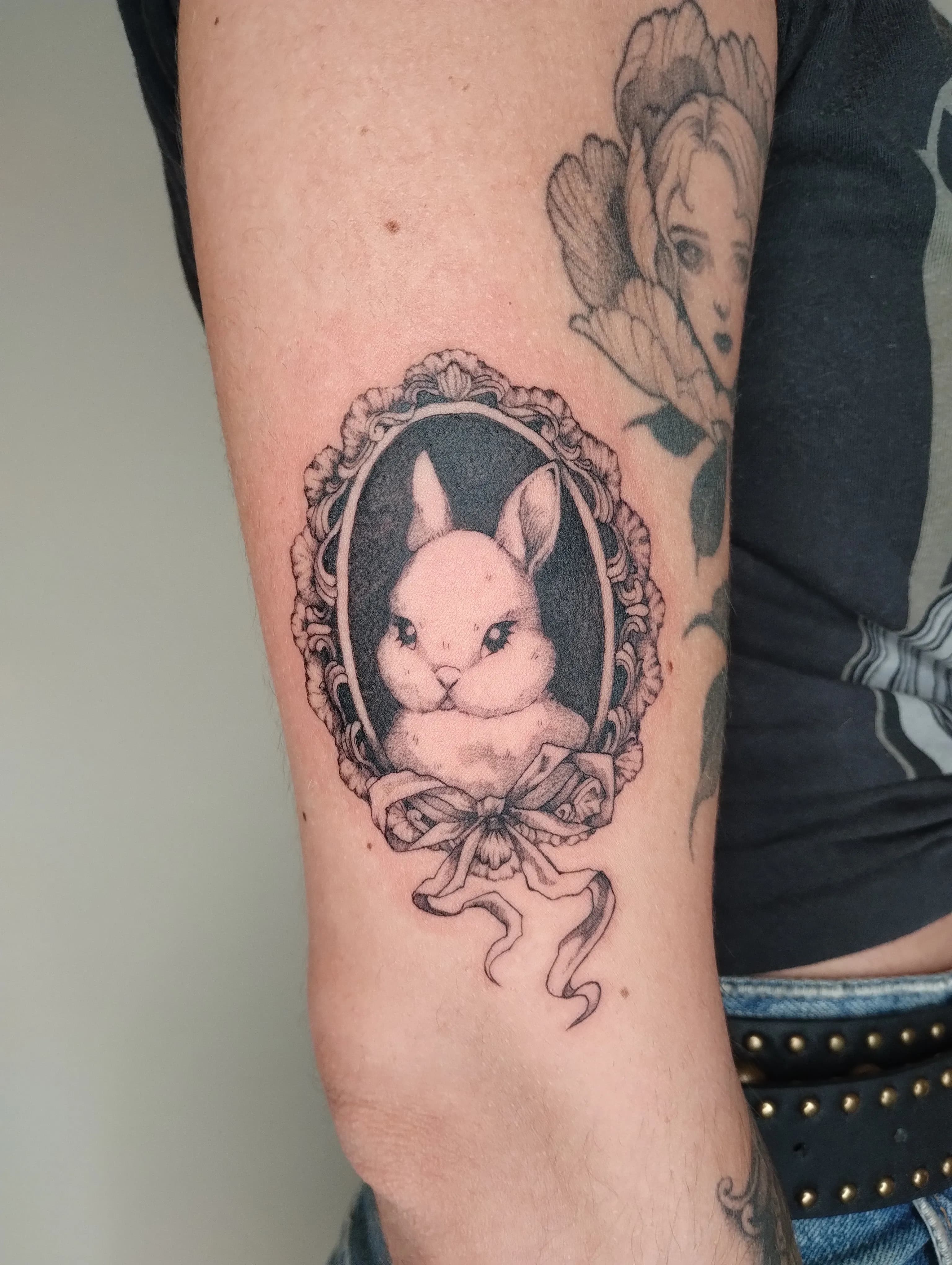 bunny portrait