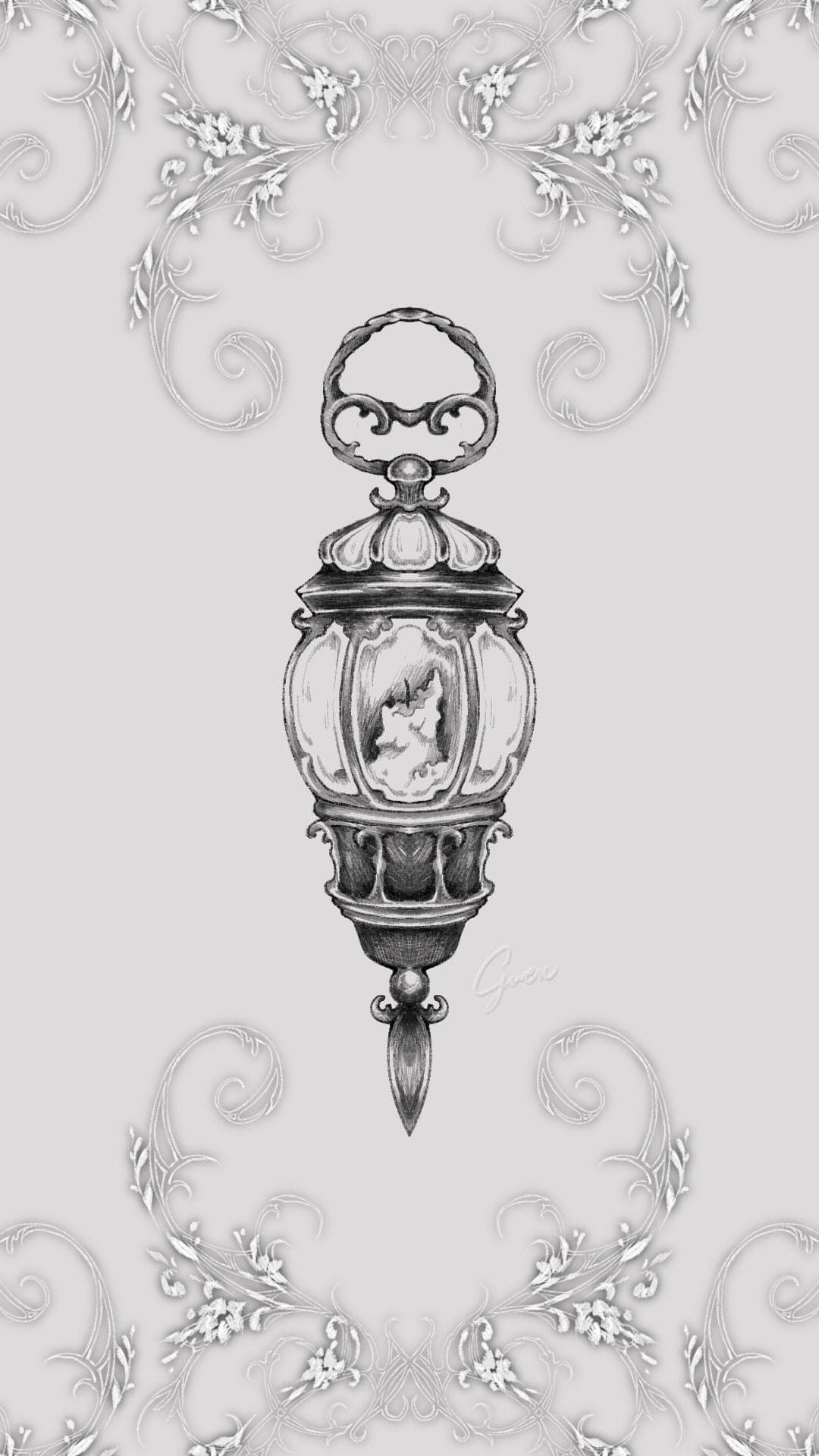 illustration print vampire pastel manga goth