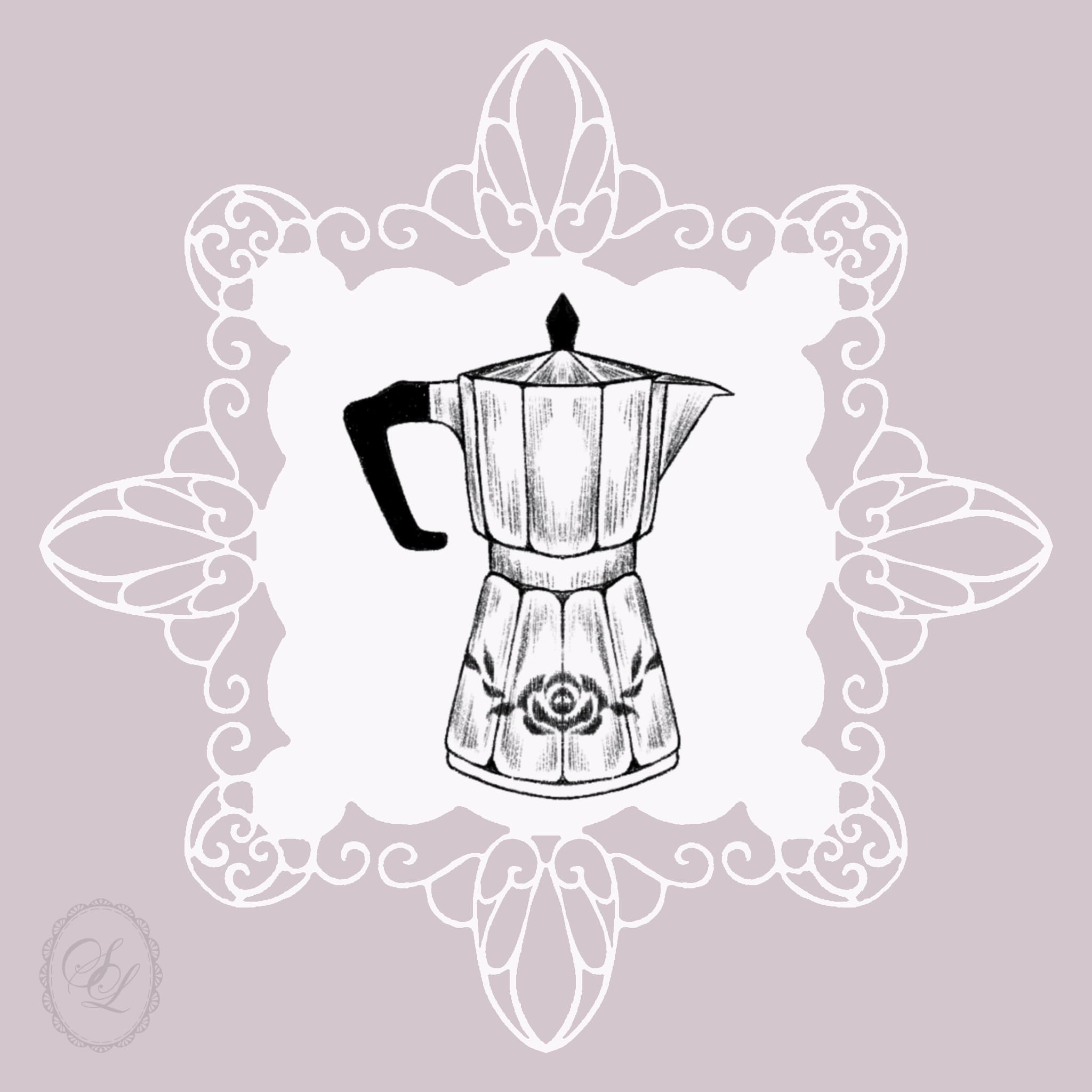 coffee pot flash tattoo