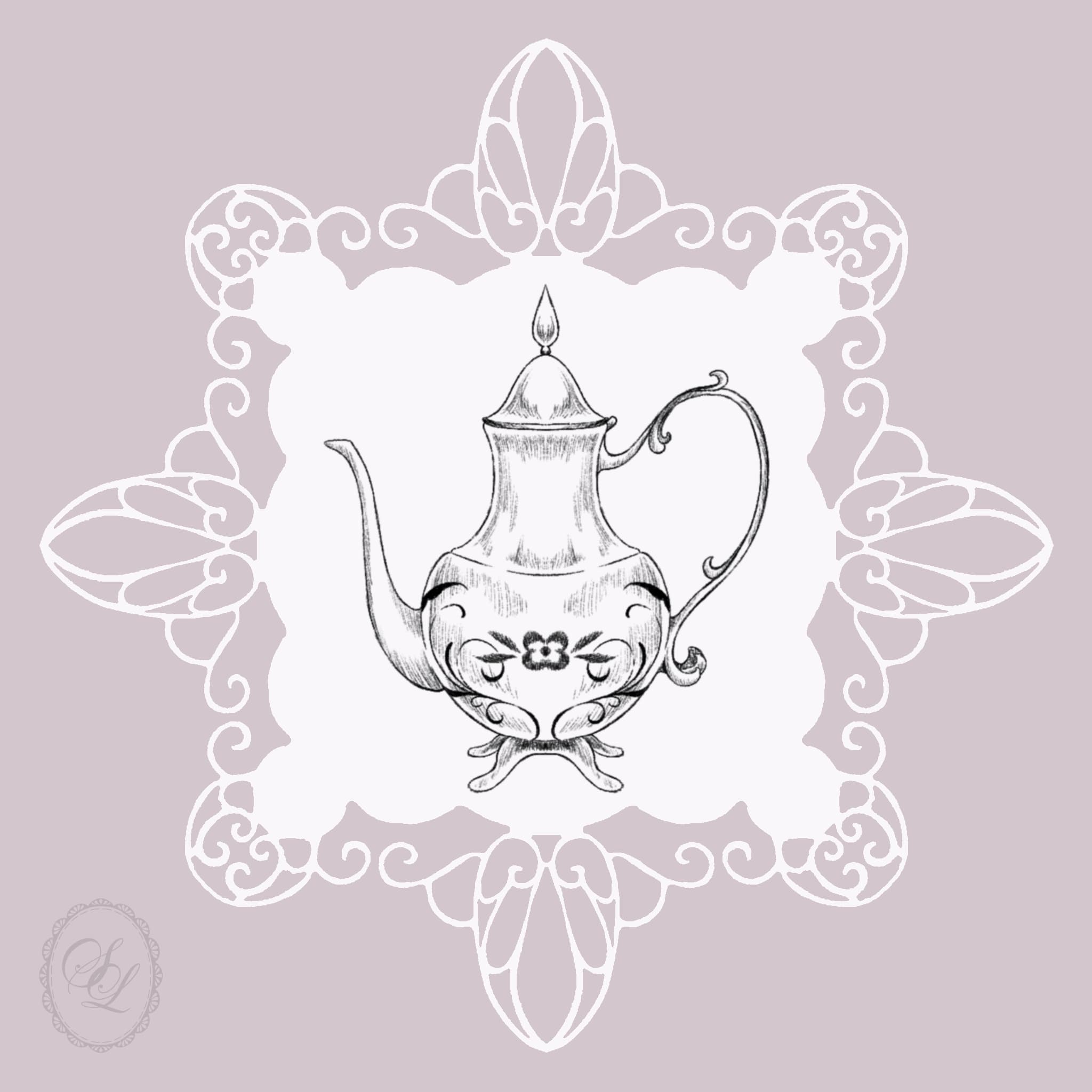 tea pot flash tattoo