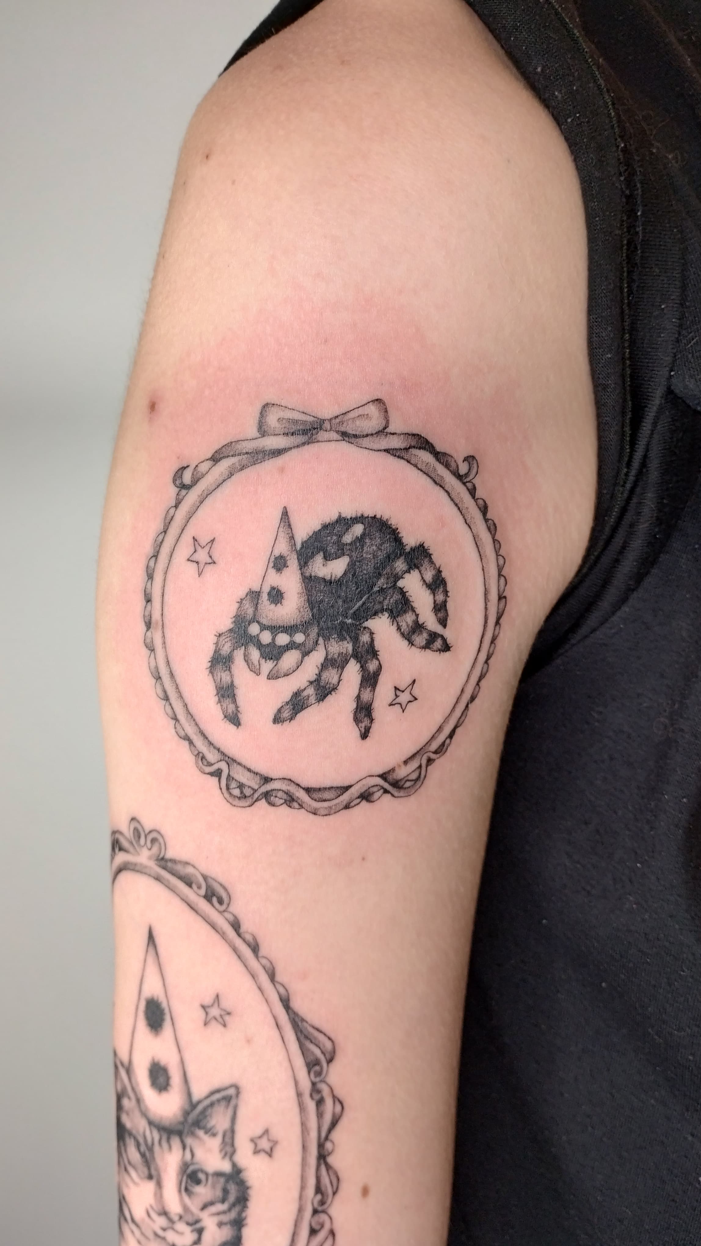 spider clown portrait